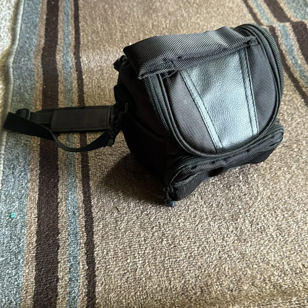 Small Camera Bag, Black, Good Condition.
